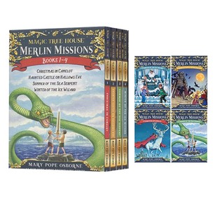 英文原版 Merlin Missions 梅林的任务 1-4册 神奇树屋 The Magic Tree House 29-32 儿童章节冒险小说
