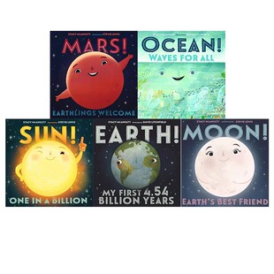 Our Litchfield 绘本儿童科普知识 Elements 素 David the 宇宙元 太阳地球月亮海洋5册 英文原版 Universe 自白