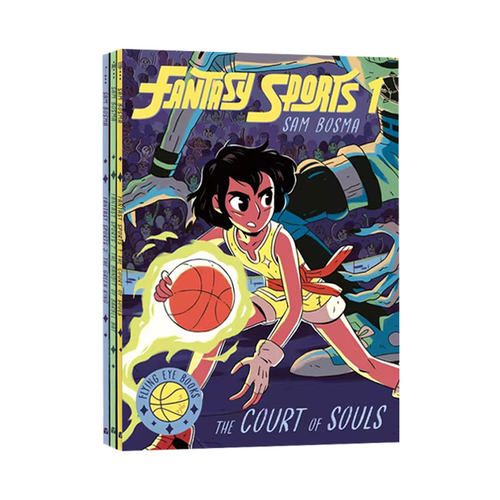 英文原版 Fantasy Sports 梦幻体育 全彩漫画绘本 图像式桥梁小说 小学生课外英语读物