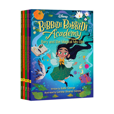 英文原版 Disney Bibbidi Bobbidi Academy 1-5 迪士尼公主魔法学院系列 1-5 5册合售 儿童章节桥梁故事书 Kallie George