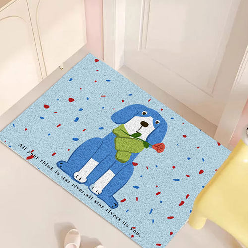 【鹿小调】奶油风防滑地垫可定制