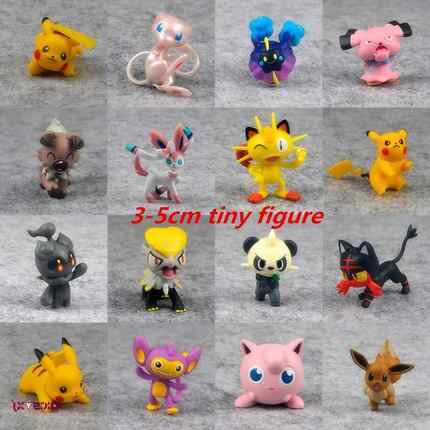 Tomy Pokemon Action Figure Pikachu Charmander Squirtle Bulba