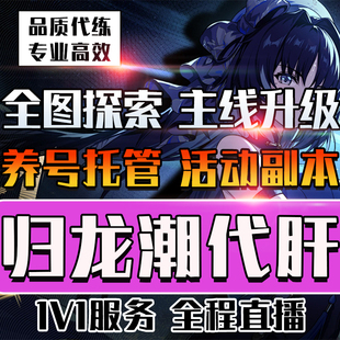 归龙潮代练代肝代带打主线剧情活动副本探索宝箱新号开荒日常托管