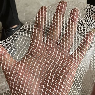 定制白色尼龙网渔网网片加工拉网清塘网鱼网养鱼网箱抬网搬网筝网