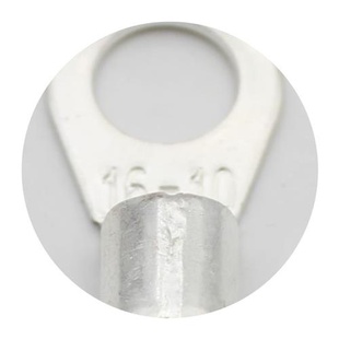 OT10 8冷压接线端只O接圆形裸B端头铜线鼻子型头线耳500子紫