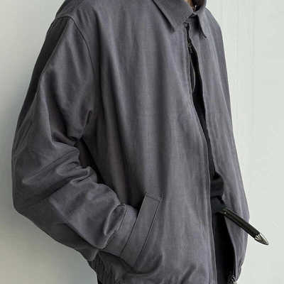 夹克3138人字纹毛呢绒感