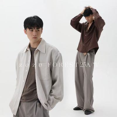 ZOZOFOREST97天丝莱赛尔衬衫