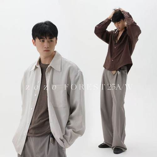 ZOZOFOREST97天丝莱赛尔衬衫