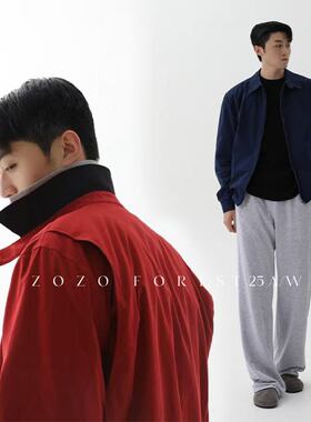 ZOZO FOREST【3255】“RL定染撞色领“复古老钱底特律哈灵顿夹克