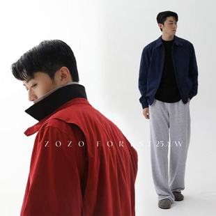 RL定染撞色领 3255 复古老钱底特律哈灵顿夹克 FOREST ZOZO