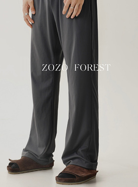 ZOZO FOREST【3115】高弹韧性冰皮凉感弯刀4.0运动训练微喇休闲裤