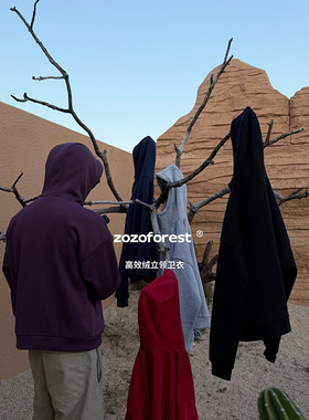 ZOZOFOREST【3304】“SCUBA忍者连帽卫衣”加绒都市休闲运动卫衣