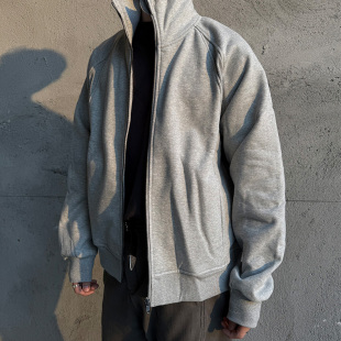 立领插肩袖 ZOZO 小鸟解构拼接 3137 加绒加厚卫衣 FOREST