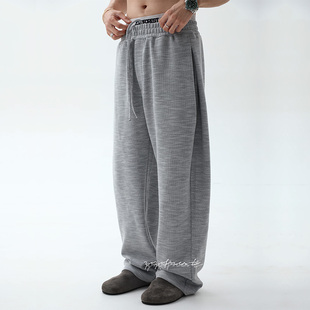 花纱工字褶通勤运动弯刀卫裤 纤维肌理感 5009 ZOZOFOREST