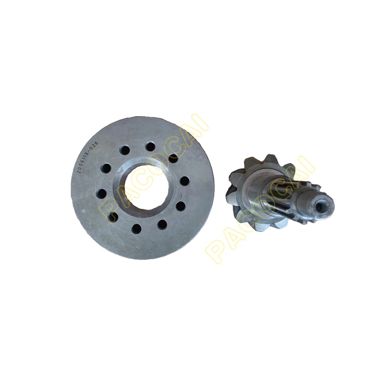 新品轮胎式挖掘机配件胶r轮轮挖机机械下传动箱齿轮大盘钩机挖定