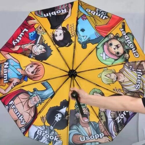 海贼王联名正版全自动三折晴雨伞