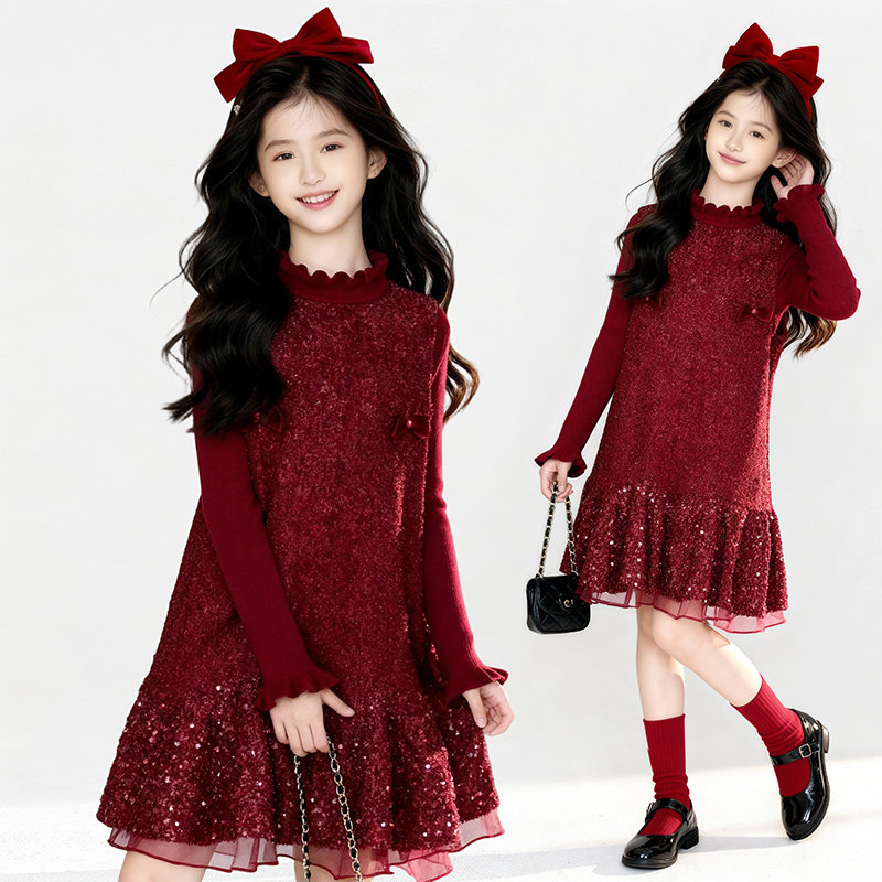 女童秋冬季2025年两件套