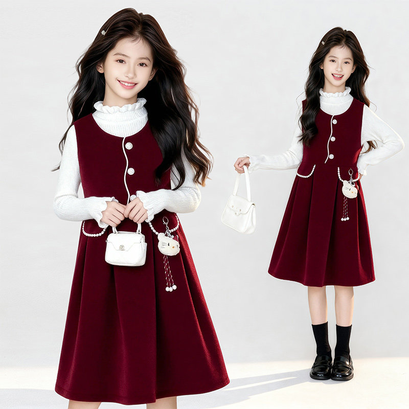 女童秋冬季2025年两件套