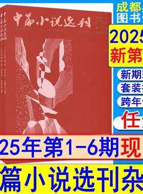 2025年第6期现货+全年订阅】中篇小说选刊杂志1/2/3/4/5/6期2024-2021过刊+增刊当代十月人民文学收获小说月报散文诗歌随笔系列