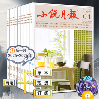 2026年1月现货】小说月报杂志2025年1-12月全年订阅增刊中长篇专号1/2期当代收获花城十月人民文学中篇小说选刊纯文学过刊2022