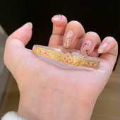 Yangui燕归「芍药」国风新中式 珐琅彩足银999.9百搭轻奢手镯女