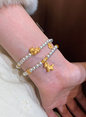 燕归禧马运新中式轻奢小众手链女