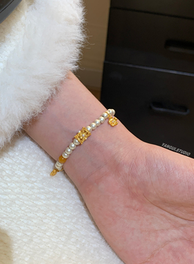 燕归更玉露国风百搭轻奢手链