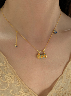 燕归秋杏时纯银s925百搭通勤项链