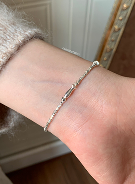 燕归鱼迁国风纯银百搭小众手链女