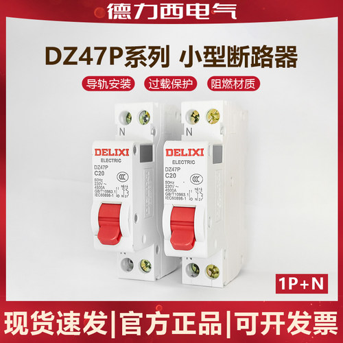 德力西双进双出1p32a空气开关