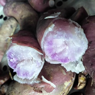 广西南丹花心红薯槟榔薯蕃薯地瓜粉糯甜新鲜现挖带泥发货5斤包邮