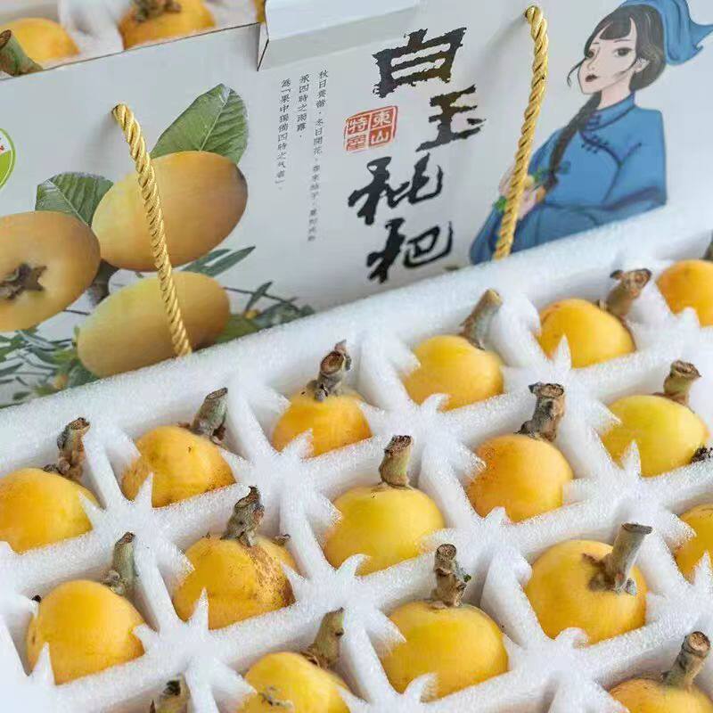 超甜老品种白肉白玉枇杷现采新鲜应季水果孕妇水果5斤礼盒顺丰