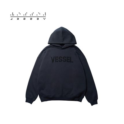 xVESSEL吴建豪同款cleanfit宽松连帽加绒卫衣男女美式休闲黑外套