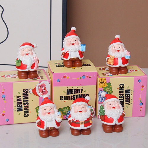 可爱圣诞节装饰小摆件圣诞老人盲盒圣诞节礼物送女友闺蜜实用礼品