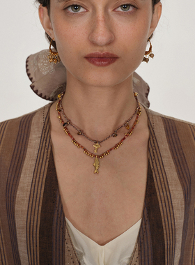 DACCORD原创小众设计师品牌奇趣雨林串珠项链 EVENBUYER很会买