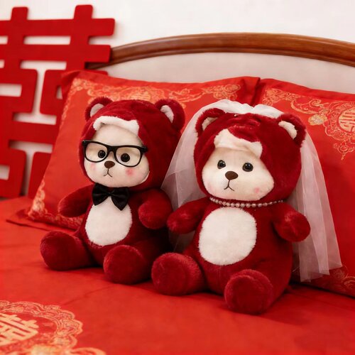 结婚压床娃娃一对陪嫁