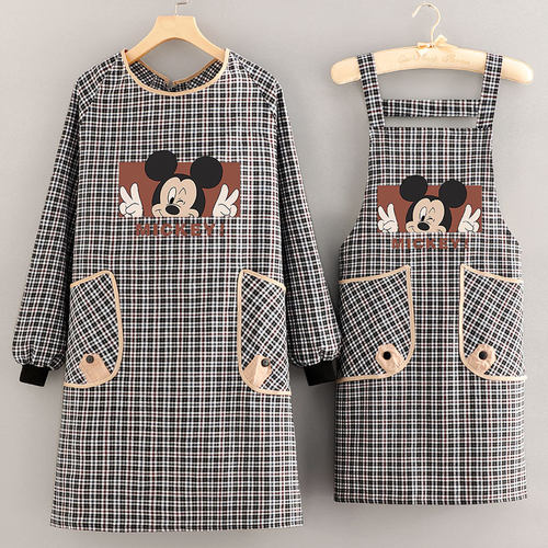 长袖围裙萌俊家用新款