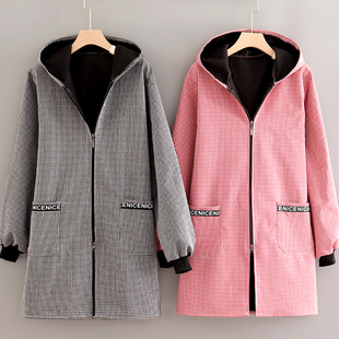 加绒罩衣长袖 正穿围裙女加厚保暖工作服外套防水耐磨定制印字logo