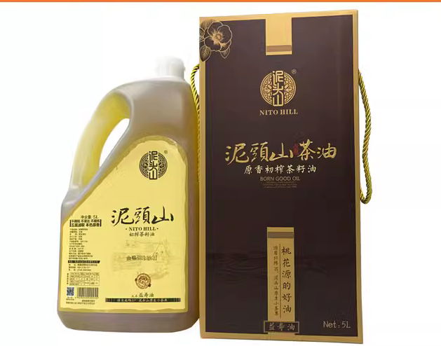 常德桃源特产桃源泥头山野生初榨茶籽油5升山茶油农家自榨食用油