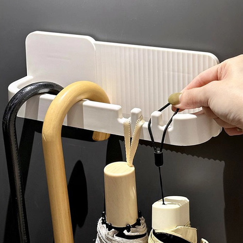 雨伞收纳架家用门口放雨伞置物架壁挂入户门伞架雨伞收纳挂钩神器