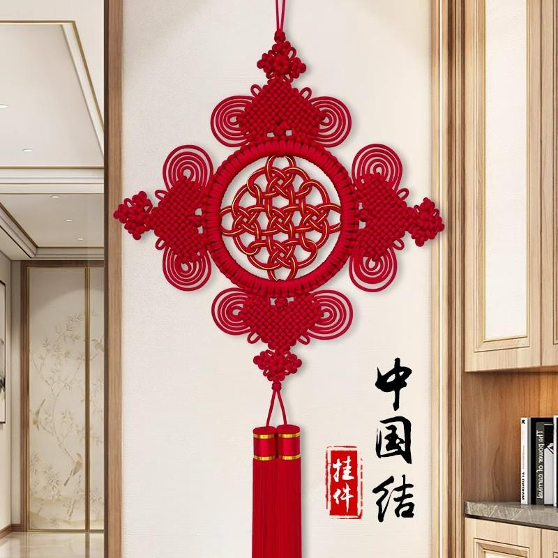 中国结挂件客厅高档手工丝线节日礼品2026马年新款中国风壁挂挂饰