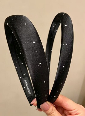简约满天星复古宽边发箍