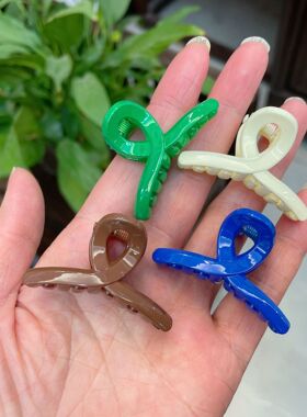 网红纯色迷你鲨鱼夹41