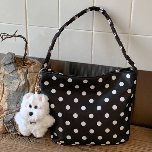 腋下包包包波点潮2025冬季新款