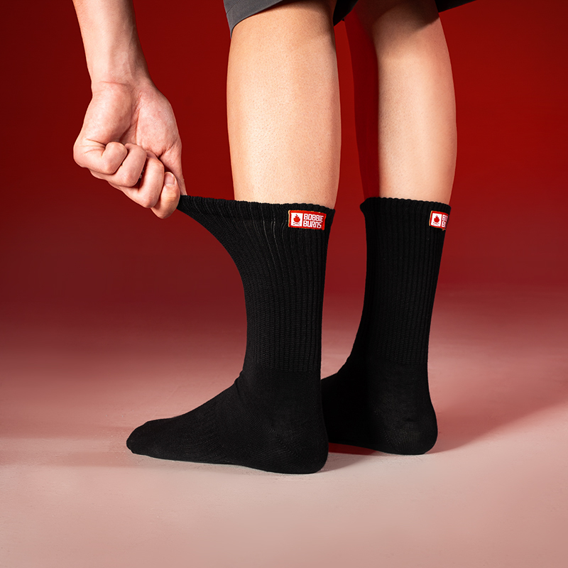 BobbieBurns-三双装-ins风纯色袜