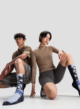 BOBBIE BURNS袜子男袜女袜秋冬款堆堆袜抑菌休闲袜个性街舞中筒袜