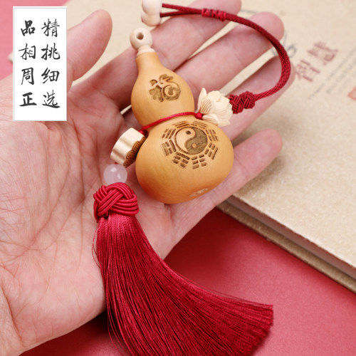 天然开口葫芦挂件门对门客厅玄关
