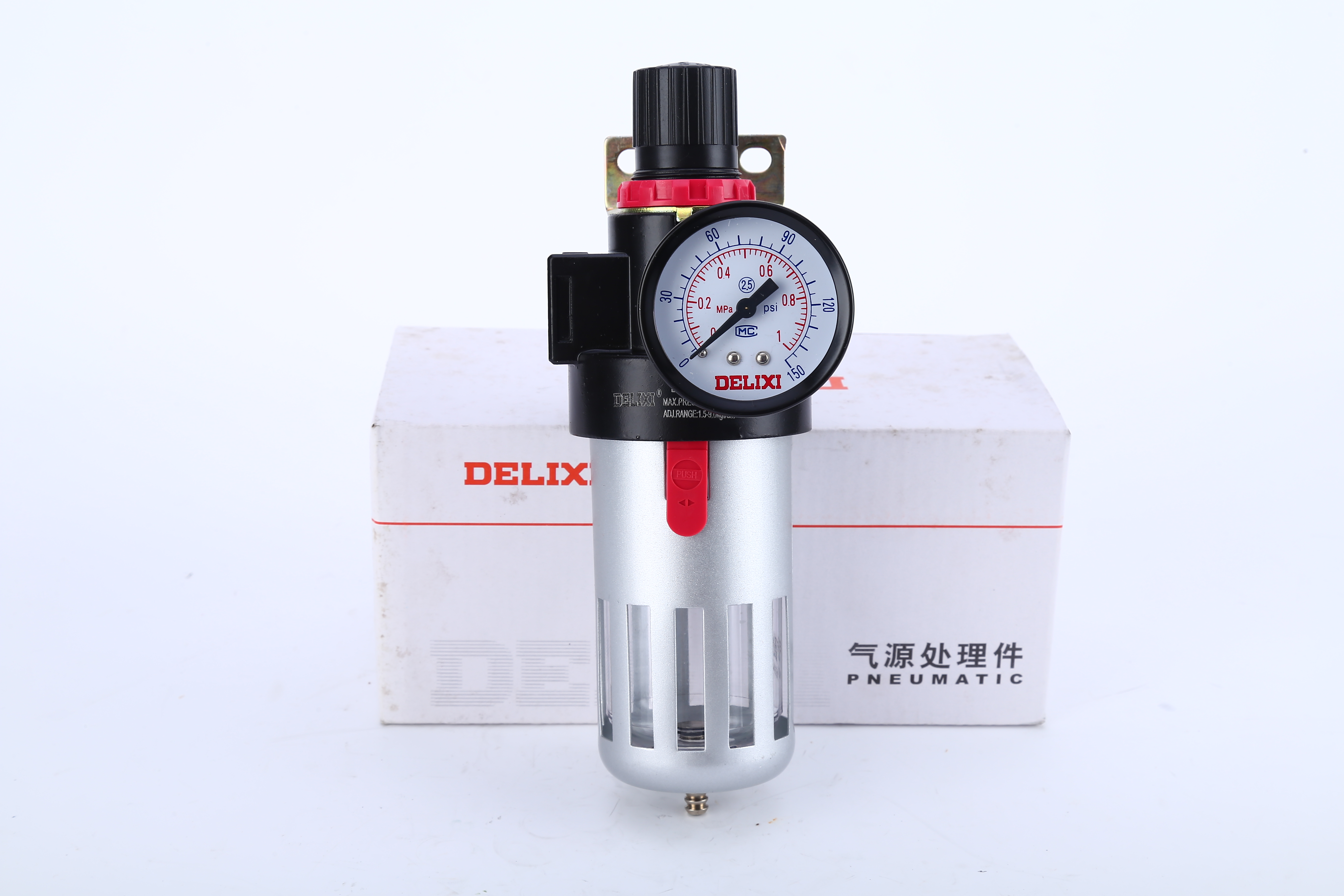 德力西 减压阀BFR2000/3000/4000气源处理件调压阀  油水过滤器