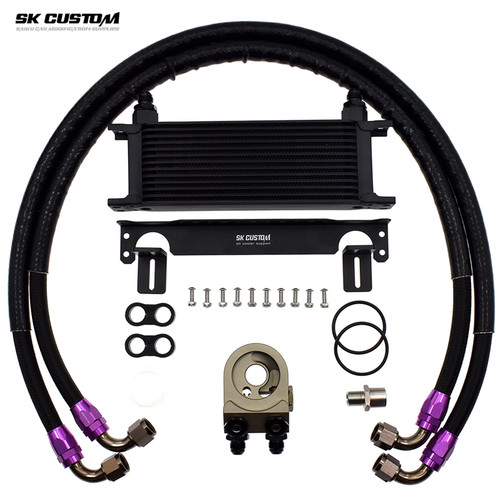 适用本田飞度机油散热器套件GD3GE6GE8GK5GR9 1.3 1.5L发动机冷却