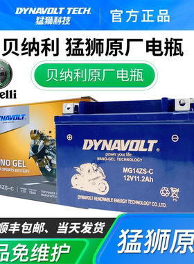 猛狮摩托车电瓶适用于贝纳利752/302S/502C/黄龙600/金鹏502/TPK